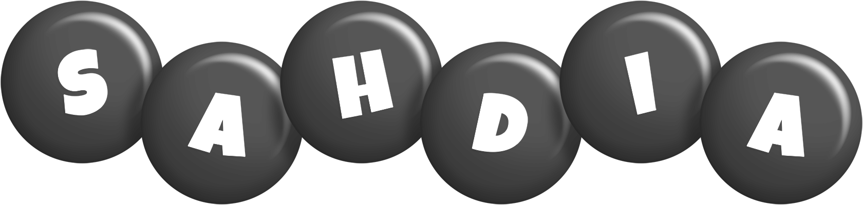 Sahdia candy-black logo