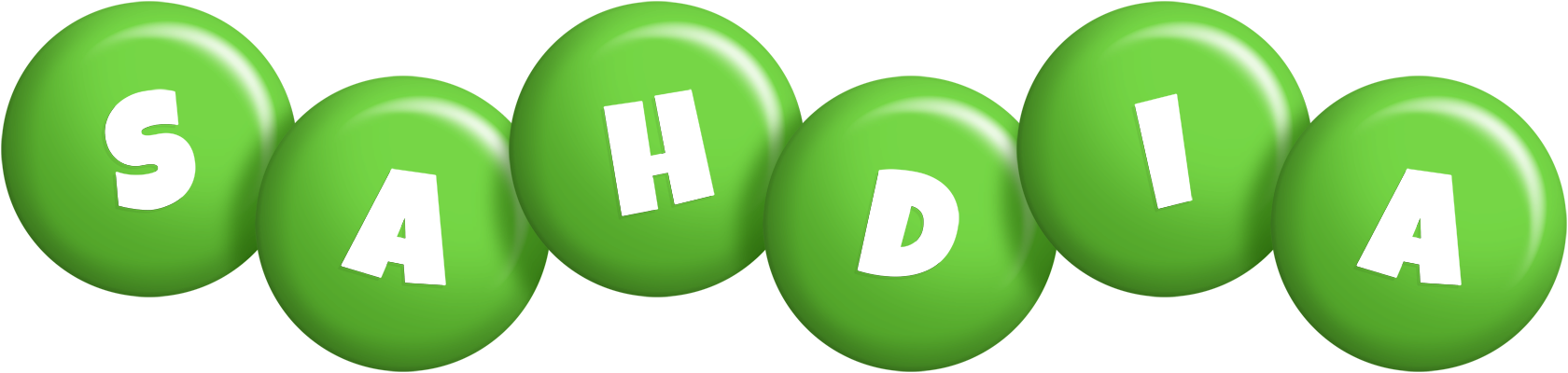 Sahdia candy-green logo