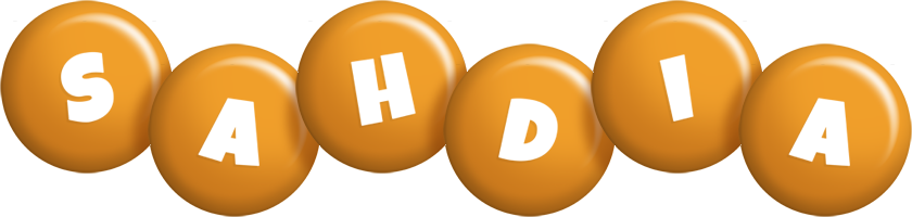 Sahdia candy-orange logo
