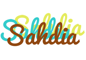 Sahdia cupcake logo