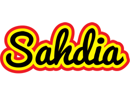 Sahdia flaming logo