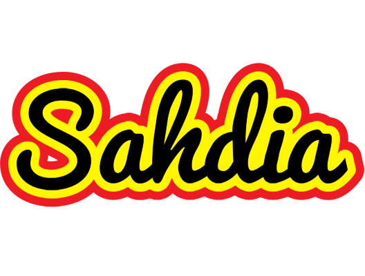 Sahdia flaming logo