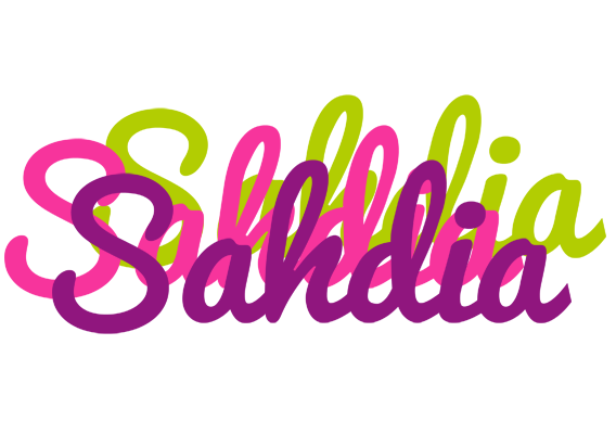 Sahdia flowers logo