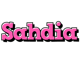 Sahdia girlish logo