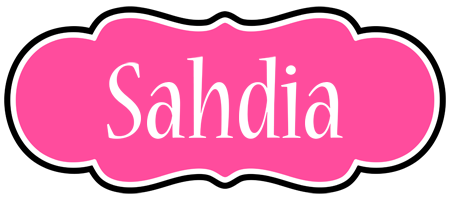 Sahdia invitation logo