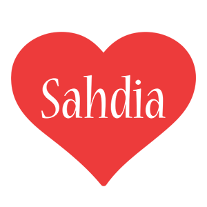 Sahdia love logo