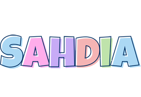 Sahdia pastel logo