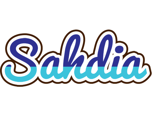 Sahdia raining logo