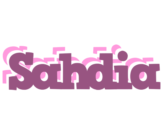 Sahdia relaxing logo