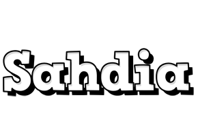 Sahdia snowing logo
