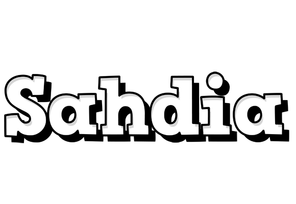 Sahdia snowing logo