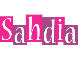 Sahdia whine logo