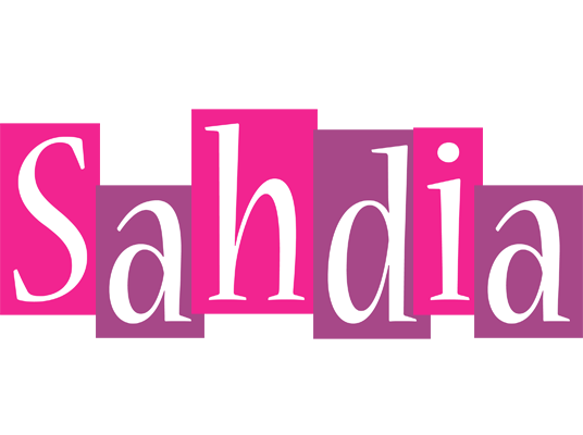 Sahdia whine logo