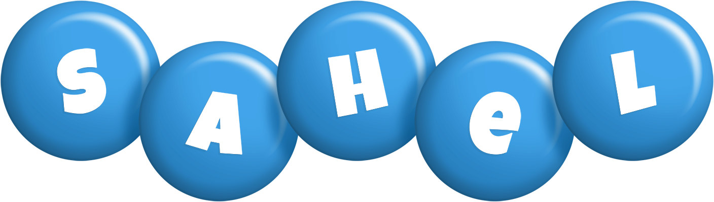 Sahel candy-blue logo