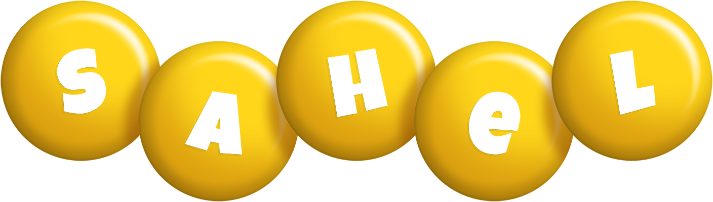 Sahel candy-yellow logo