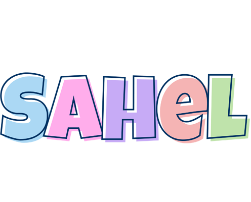 Sahel pastel logo