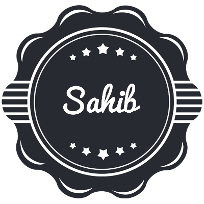 Sahib badge logo