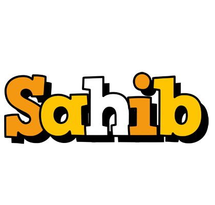 Sahib cartoon logo