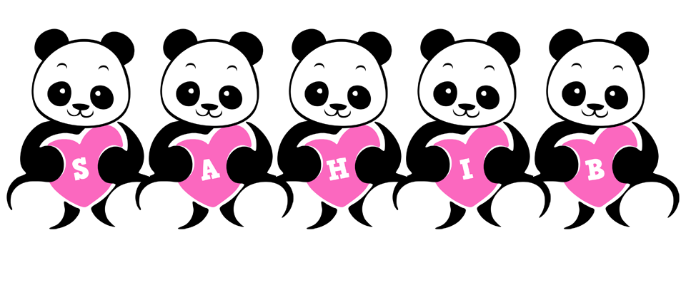 Sahib love-panda logo