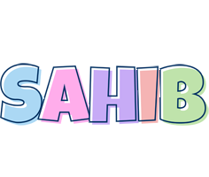 Sahib pastel logo