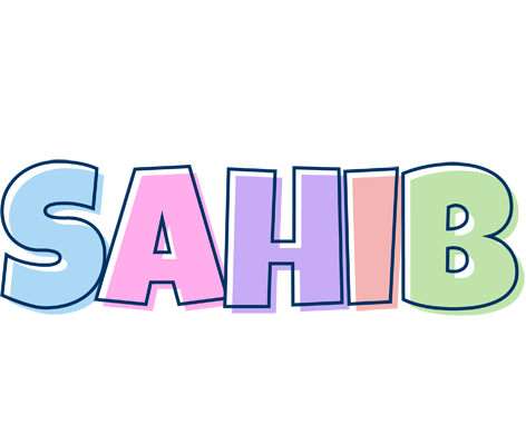 Sahib pastel logo