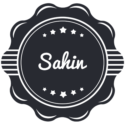 Sahin badge logo