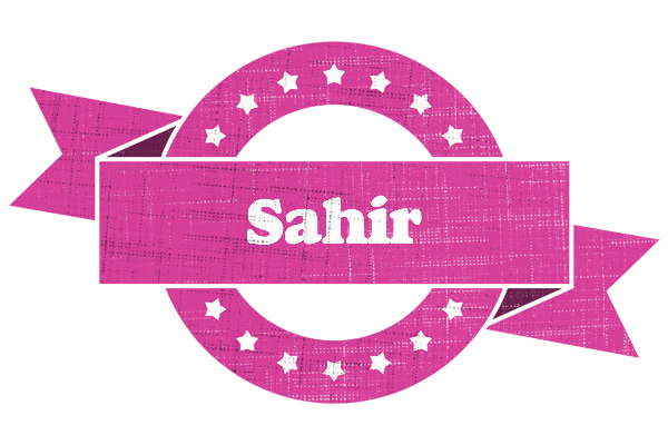 Sahir beauty logo