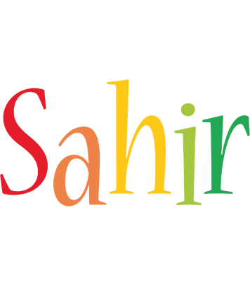 Sahir birthday logo