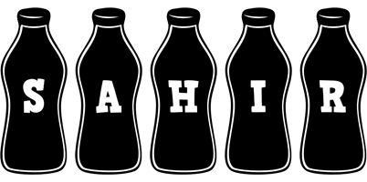 Sahir bottle logo