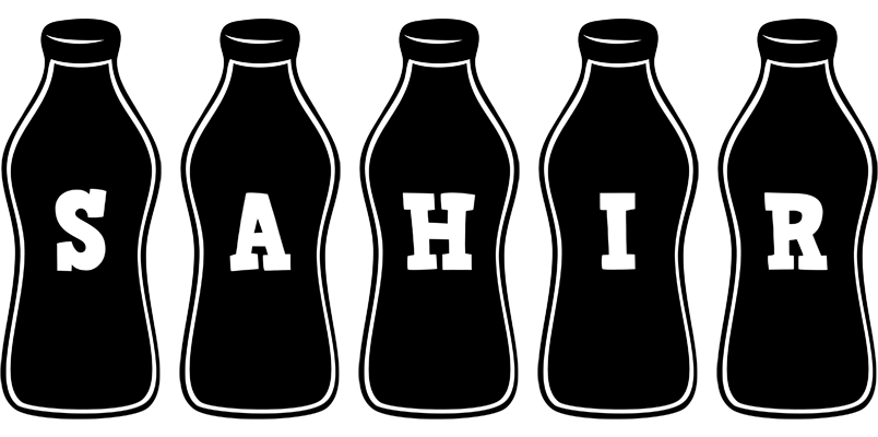 Sahir bottle logo