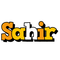 Sahir cartoon logo