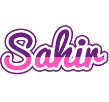 Sahir cheerful logo