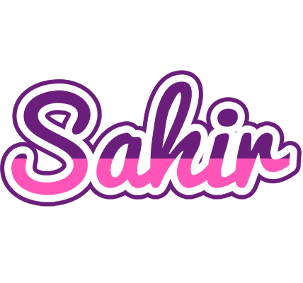 Sahir cheerful logo