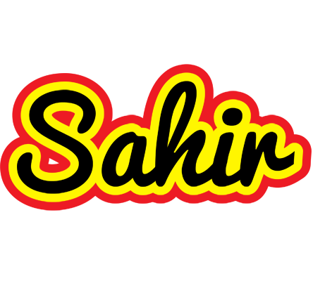 Sahir flaming logo