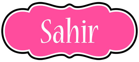 Sahir invitation logo