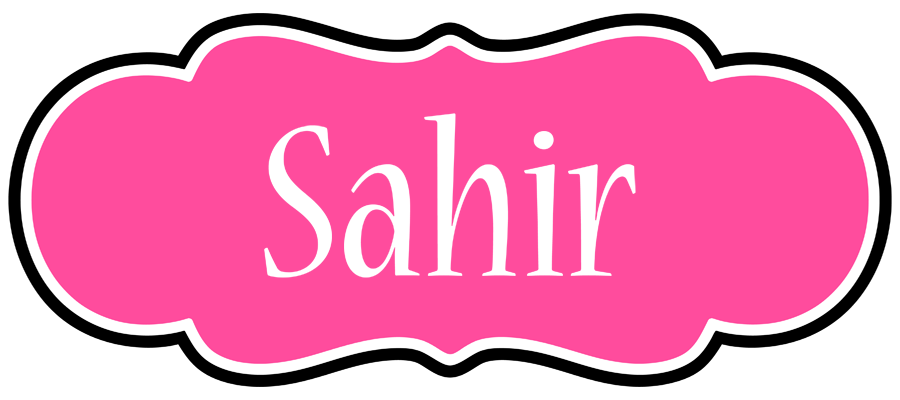 Sahir invitation logo