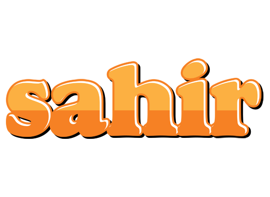 Sahir orange logo