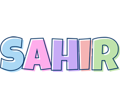 Sahir pastel logo