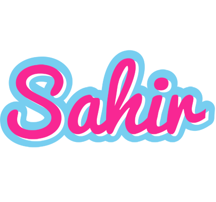 Sahir popstar logo