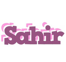 Sahir relaxing logo