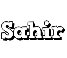 Sahir snowing logo