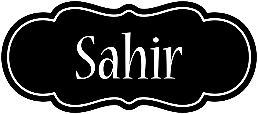 Sahir welcome logo