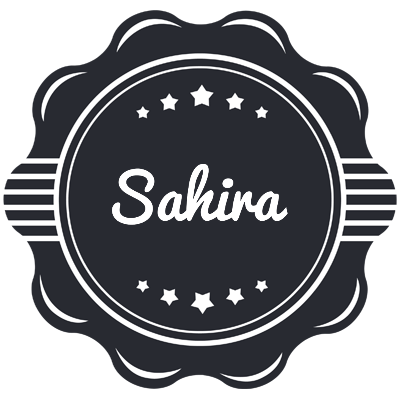 Sahira badge logo