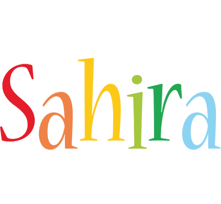 Sahira birthday logo