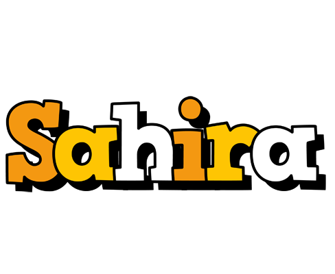 Sahira cartoon logo