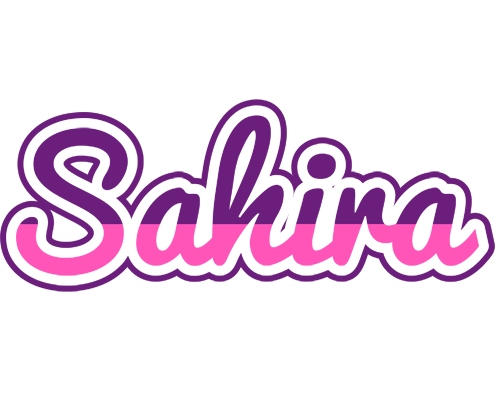 Sahira cheerful logo