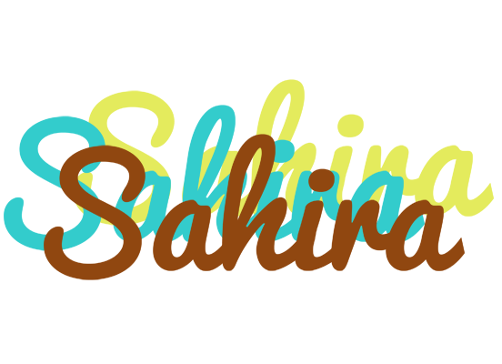 Sahira cupcake logo