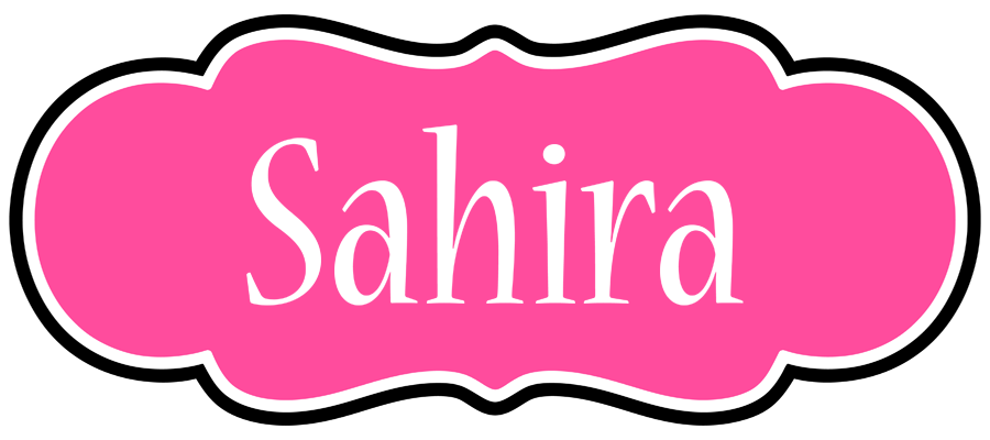 Sahira invitation logo