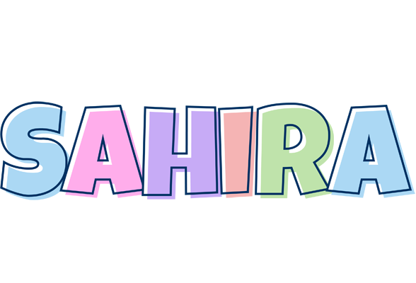 Sahira pastel logo