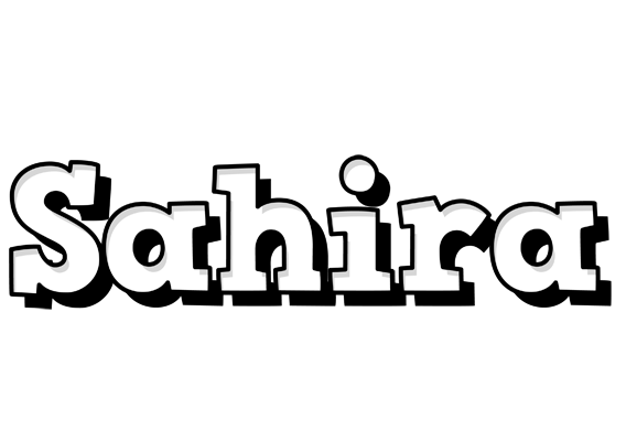 Sahira snowing logo